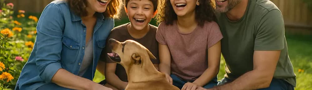 Clear The Shelters adopter meeting a calm shelter dog with a staff member nearby